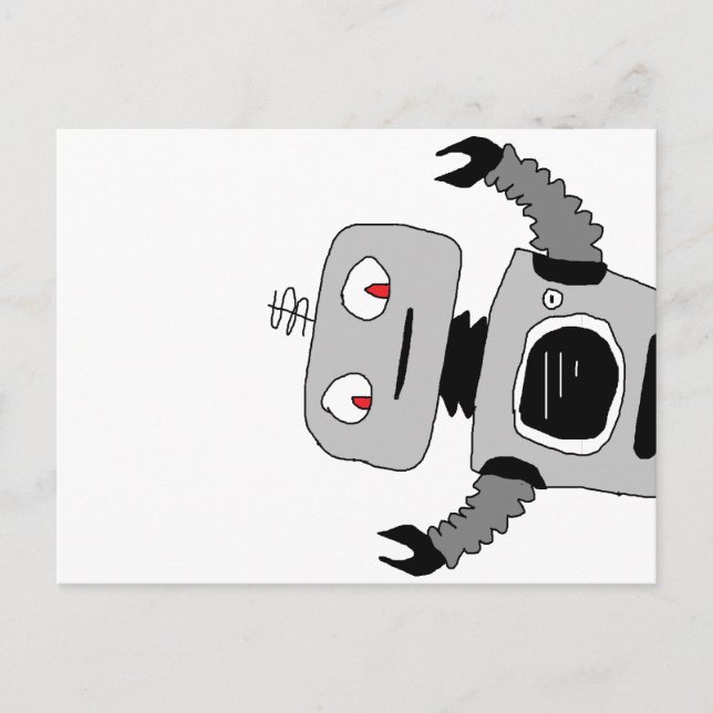 Tarjeta postal Robot Robot (Anverso)
