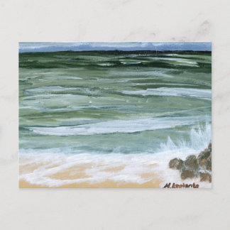 Tarjeta postal, Rocas en la Playa por M. Laplante