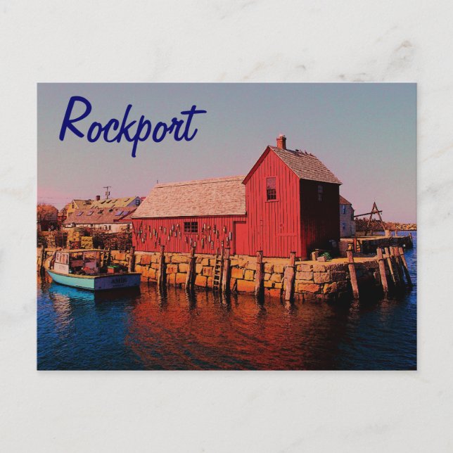 Tarjeta postal Rockport (Anverso)