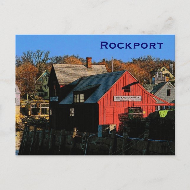 Tarjeta postal Rockport (Motif #1) (Anverso)