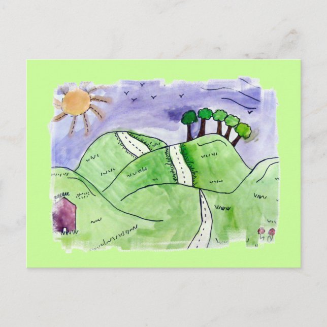 Tarjeta postal Rolling Hills (Anverso)