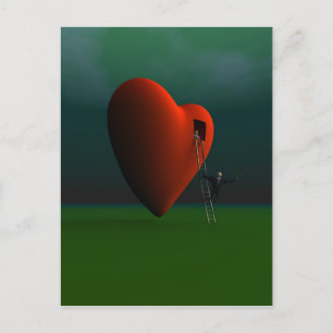 Tarjeta postal romántica