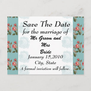 Tarjeta Postal Rosa Roja Salva el Día