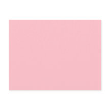 Tarjeta Postal Rosa Sólido Diseño de Saludo Person