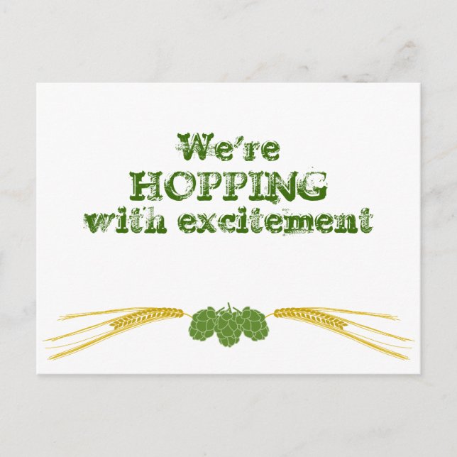Tarjeta postal RSVP de Beer Lover (Anverso)