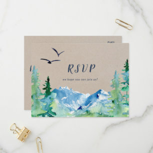Tarjeta postal RSVP de Kraft Rocky Mountain