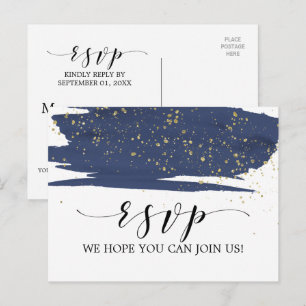 Tarjeta postal RSVP de la solicitud de canción acu