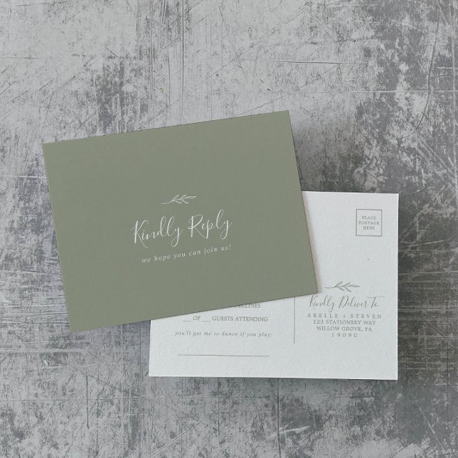 Tarjeta postal RSVP de la solicitud de canción ver (Subido por el creador)