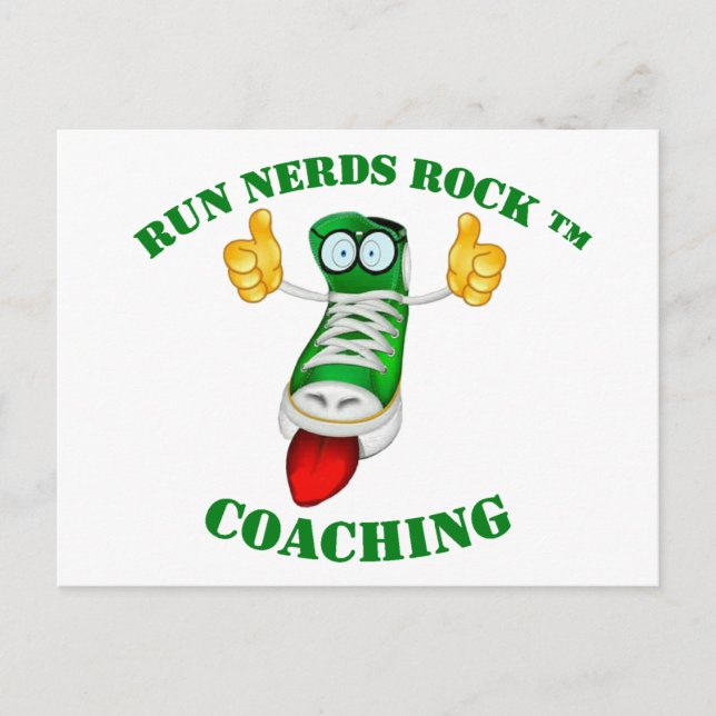 Tarjeta postal Run Nerds Rock™ (Anverso)