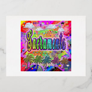 Tarjeta postal Sacramento Vista Express