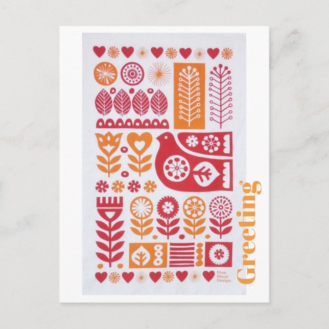 Tarjeta postal - Saludo (Anverso)