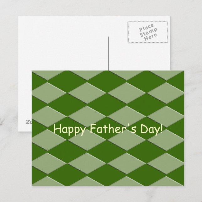Tarjeta postal – Saludos Argyle (Anverso / Reverso)