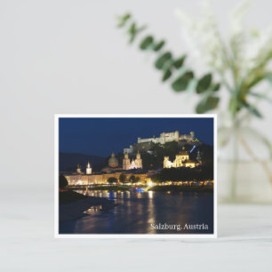 Tarjeta postal - Salzburgo de Noche