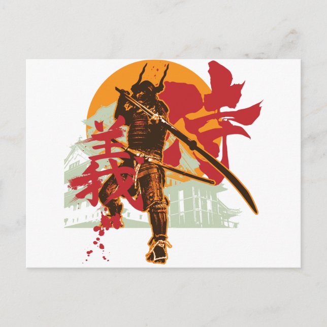 Tarjeta postal Samurai6 (Anverso)
