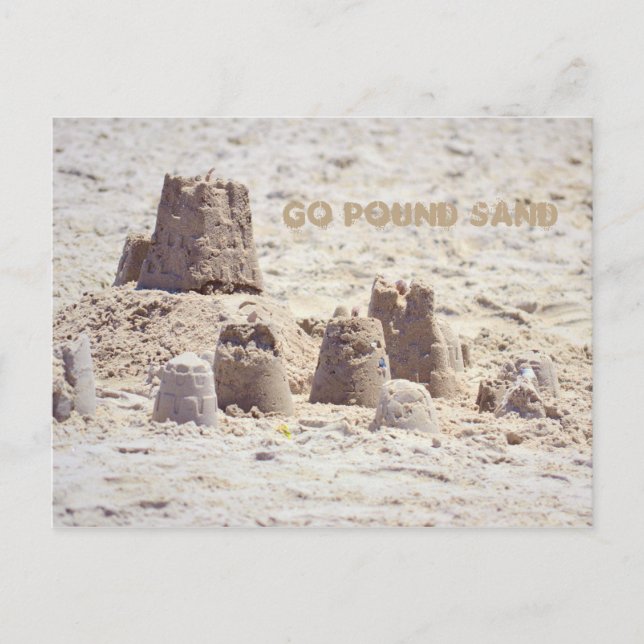 Tarjeta postal Sand Castles (Anverso)
