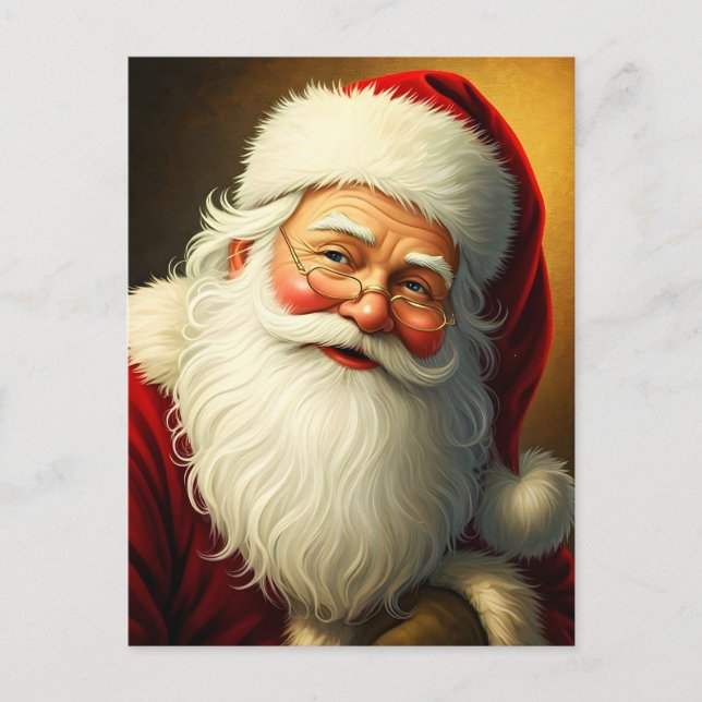Tarjeta postal Santa (Anverso)