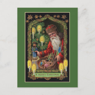 Tarjeta postal Santa Express Orient