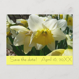 Tarjeta postal "Save the Date" (Guardar fecha) de 