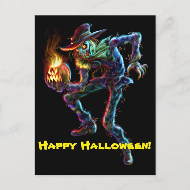 Tarjeta postal ScaryCrow Scarecrow (Anverso)