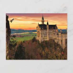 Tarjeta postal Schloss Neuschwantstein Castle Germ