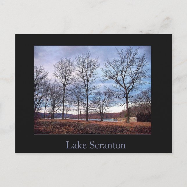 Tarjeta postal Scranton-Lake (Anverso)