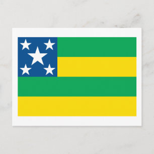 Tarjeta postal Sergipe Flag