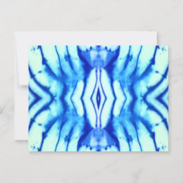 Tarjeta postal Shibori Tie Dye