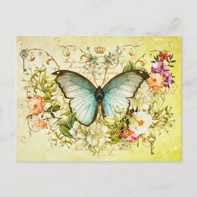 Tarjeta postal Shimmerfly (Anverso)