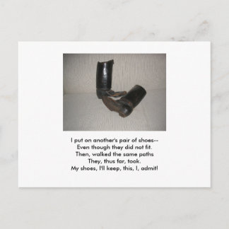 TARJETA POSTAL SHOE