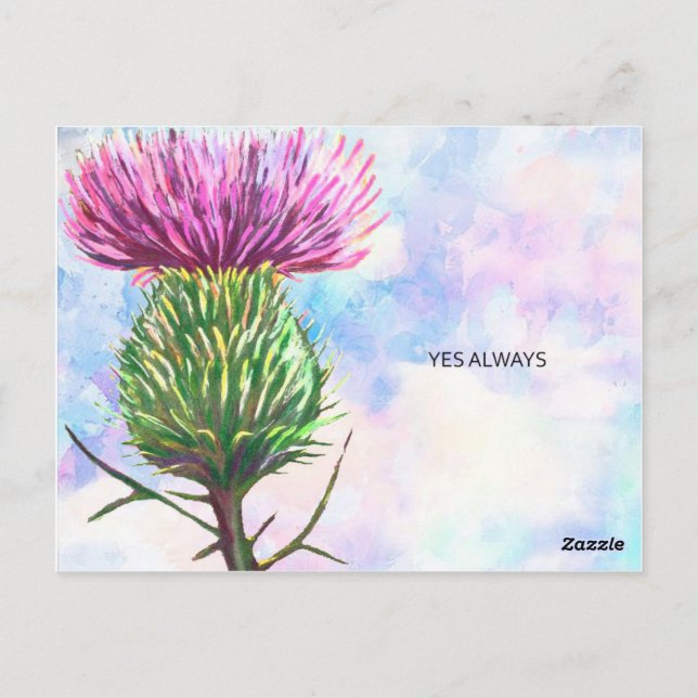 TARJETA POSTAL "SÍ SIEMPRE (Reverso)