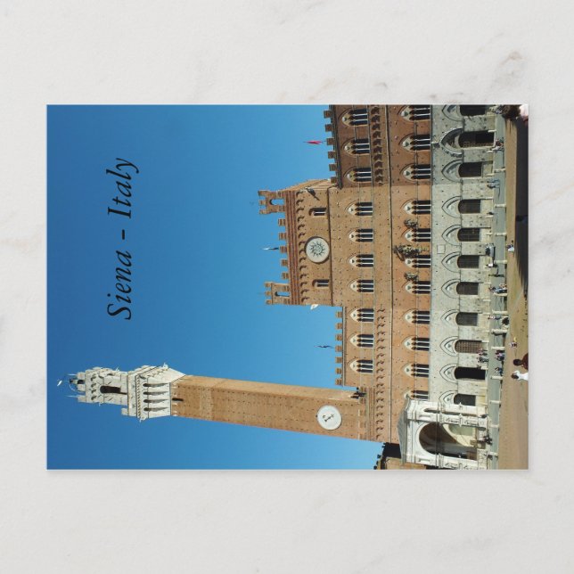 tarjeta postal - Siena, Italia (Anverso)