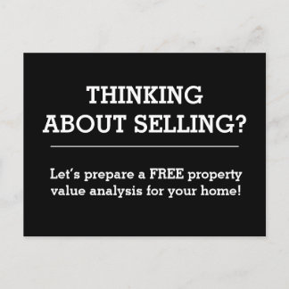 Tarjeta Postal Simple de Bienes Raíces