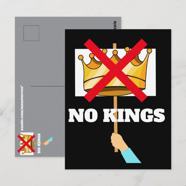 Tarjeta postal sin reyes (Anverso / Reverso)