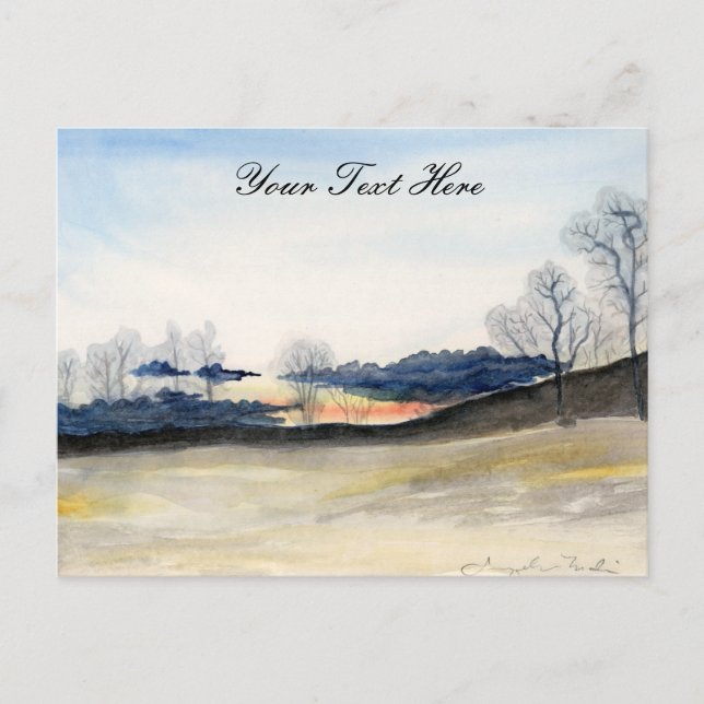 Tarjeta postal Sky Stormy (Anverso)