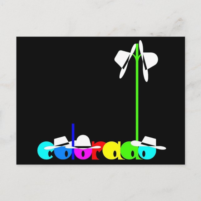 Tarjeta postal Souvenir Colorado (Anverso)