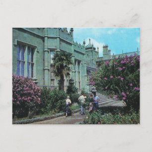 Tarjeta postal soviética Palacio de Alupka