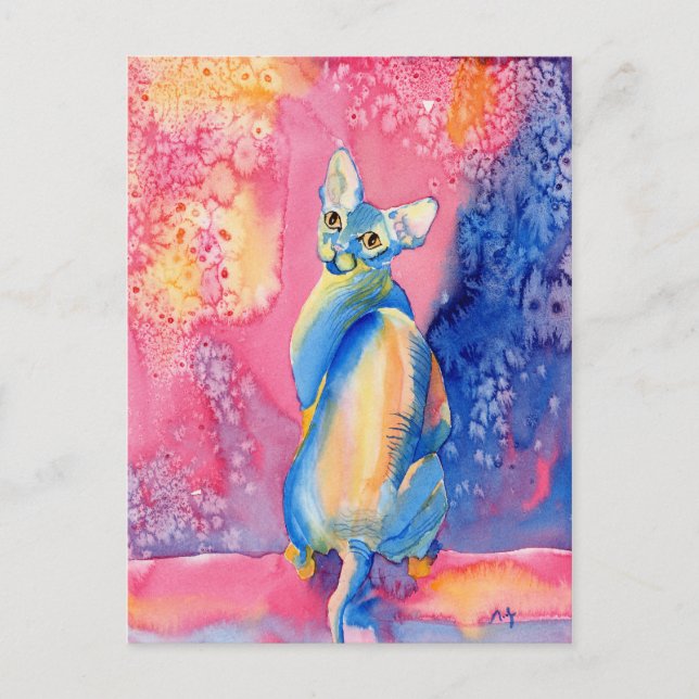 Tarjeta postal Sphynx Cat #2 (Anverso)