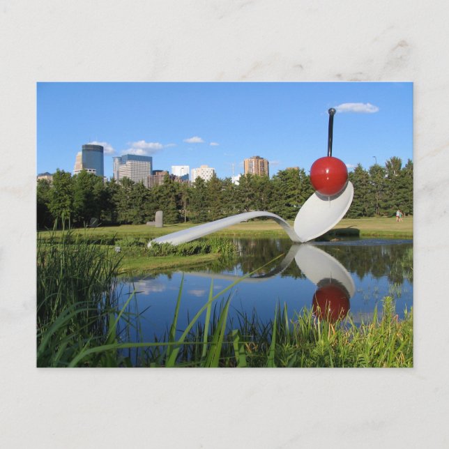 Tarjeta postal Spoonbridge y Cherry (Anverso)