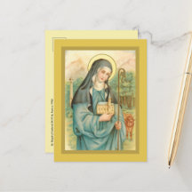 Tarjeta postal St. Brigid of Ireland (M 014)