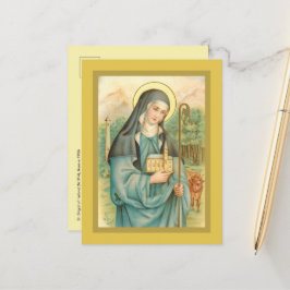 Tarjeta postal St. Brigid of Ireland (M 014)