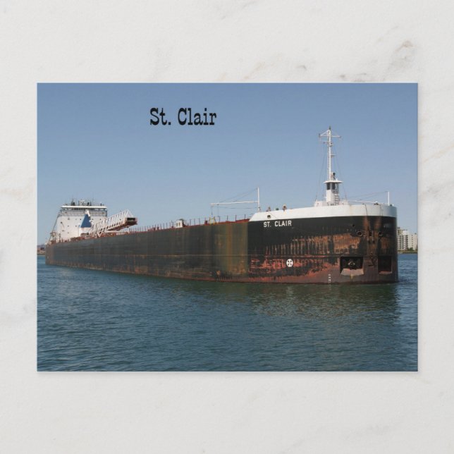 Tarjeta postal St. Clair (Anverso)