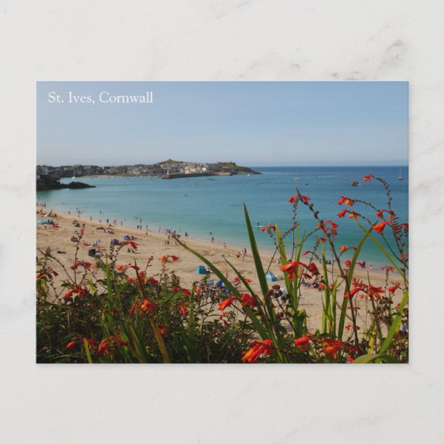 Tarjeta postal St. Ives Cornwall (Anverso)