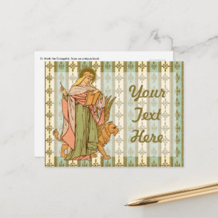 Tarjeta postal St. Mark the Evangelist (RLS 09)