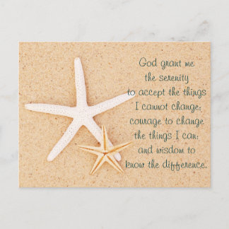 Tarjeta postal Starfish Serenity