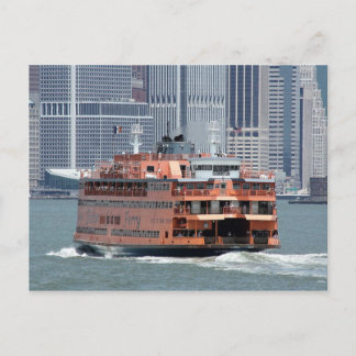 Tarjeta postal Staten Island Ferry New York Harbou