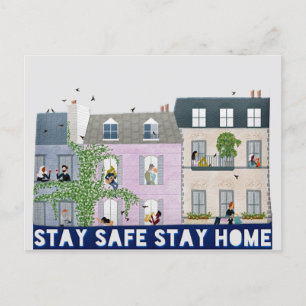 Tarjeta postal Stay Safe