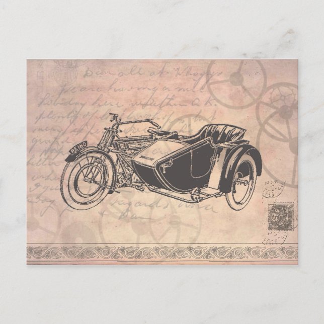 Tarjeta postal Steampunk (Anverso)