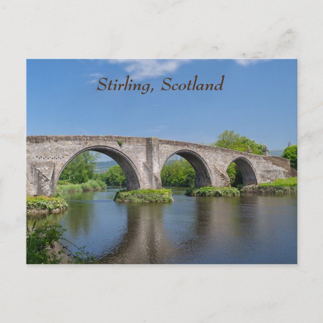 Tarjeta postal Stirling Bridge Scotland (Anverso)