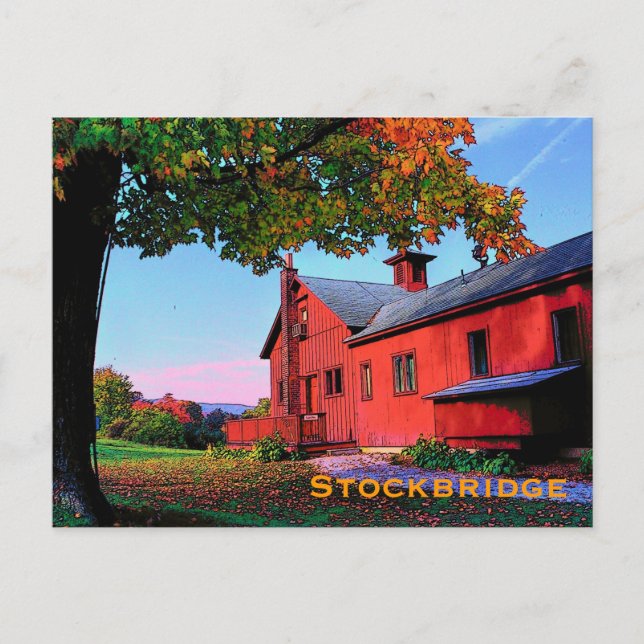 Tarjeta postal Stockbridge (Anverso)