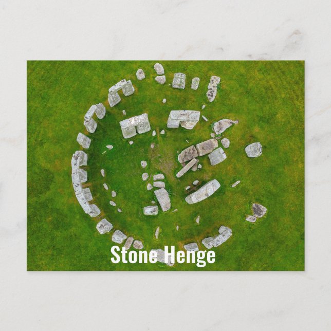 Tarjeta postal Stone Henge (Anverso)
